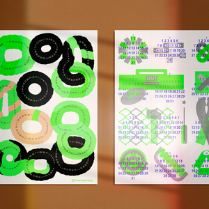 五金行_一起過日子海報組（隨性滾動過日子海報 + 認真過日子撕線海報）