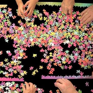 Clemens Habicht_【預購】CMYK色彩拼圖－變色版（1,000 片) CMYK 1000 changing colours