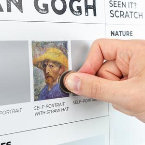 Today Is Art Day_【獨家預購】Today Is Art Day 刮刮名畫海報兩入組 (世界/梵谷兩款選)