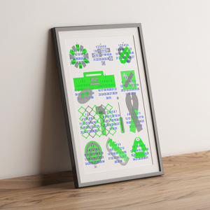 五金行_認真過日子撕線海報＋貼紙組（貼紙兩款選 ）