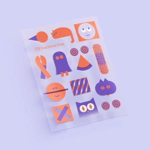 五金行_日曆貼紙組（ 開工旺旺 + 水逆退散）