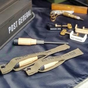 POST GENERAL_攜帶式木把螺絲起子 附收納掛帶（兩款選）