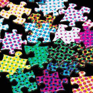 Clemens Habicht_CMYK 色彩拼圖－半色調版（1,000 片）CMYK 1000 halftone colours