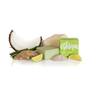 紐西蘭 Ethique_青檸薑茶/萊姆＆薑磨砂膏 110g