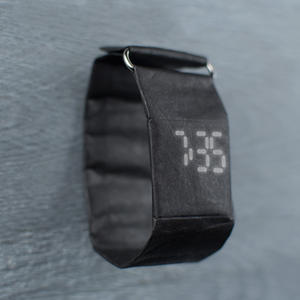 德國paprcuts.de_抗撕防潑水紙纖手錶 經典黑 PAPRCUTS WATCH Just black