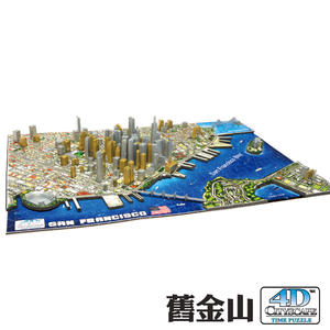 4D-城市拼圖_舊金山 1100片+ 