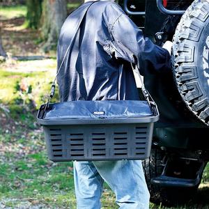 POST GENERAL_多功能露營手提長型收納籃 （四色選）