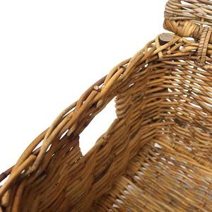 Post General_立式藤編有蓋收納箱