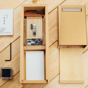 一間印刷行_一張名片隨身活版印刷機（台灣檜木典藏款）