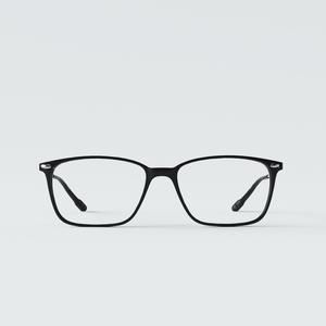 NOOZ_時尚造型老花眼鏡 鏡腳便攜款 （矩形-黑色）