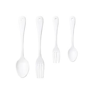 日本高桑金屬_BLANC 珐瑯餐具組 (白)