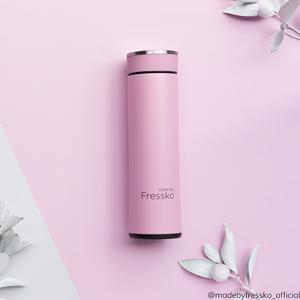 繽紛炫彩保溫杯/櫻花粉 (玻璃內層)