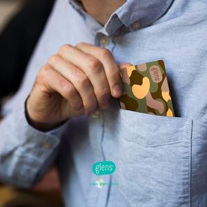 Glens_卡片老花眼鏡（迷彩圖案）