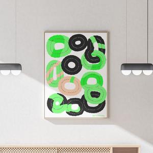 五金行_滾動過日子海報＋貼紙組（貼紙兩款選 ）