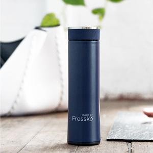 澳洲Fressko_繽紛炫彩保溫杯/海軍藍 (玻璃內層)