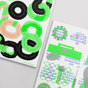 五金行_一起過日子海報組（隨性滾動過日子海報 + 認真過日子撕線海報）