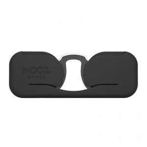 NOOZ_法國NOOZ 時尚夾鼻式 便攜閱讀老花眼鏡 黏貼款（矩形-黑）