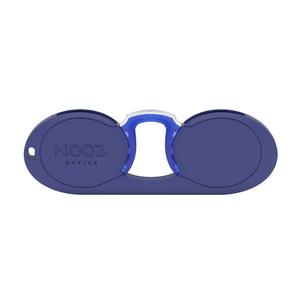 NOOZ_法國NOOZ 時尚夾鼻式 便攜閱讀老花眼鏡（橢圓-藍）