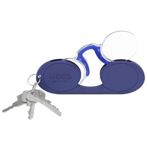 NOOZ_法國NOOZ 時尚夾鼻式 便攜閱讀老花眼鏡（橢圓-藍）