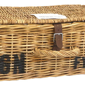 Post General_手提藤編野餐收納行李箱