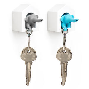 Qualy_小象哨匙圈 Elephant Key Ring (兩色選)