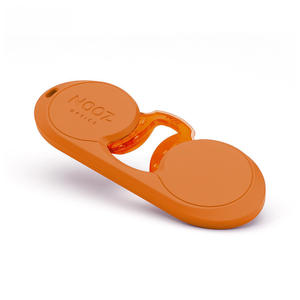 NOOZ_法國NOOZ 時尚夾鼻式 便攜閱讀老花眼鏡（橢圓-橘）