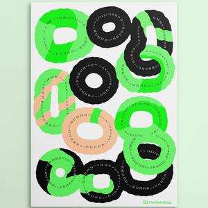 五金行_滾動過日子海報＋貼紙組（貼紙兩款選 ）