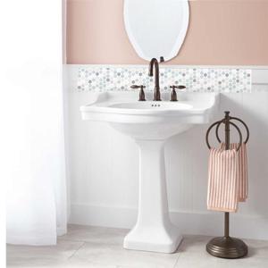  台灣KNOWS&GOODS_小幾何磁磚貼紙/馬卡龍粉(5片/組)